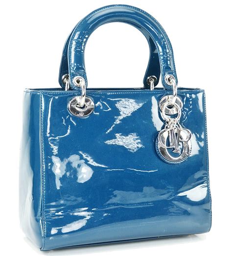 lady dior blue bag.